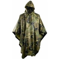 Helikon Tex Poncho U.S Model woodland, geeignet für Polizei, Militär, Survival, Outdoor, Trekking, Camping ""
