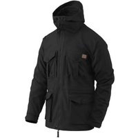Helikon-Tex SAS Smock - Duracanvas - schwarz, Jacke mit Taschen, Wachsoption "S"
