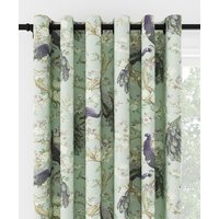 Laura Ashley Belvedere Duck Egg Eyelet Curtain
