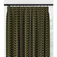 Orla Kiely Linear Stem Kelp Pencil Pleat Curtain