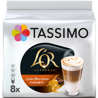 Économisez 4 % sur les dosettes de café latte macchiato caramel Tassimo