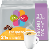 Promotion Tassimo 12% de réduction sur les dosettes PetitDéjeuner Classic