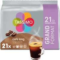 Promotion Tassimo 12% de réduction sur les dosettes Café Long Classic