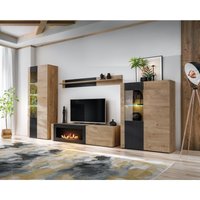 Promotion Tendencio 23% de réduction sur lensemble TV ARIO noir et bois