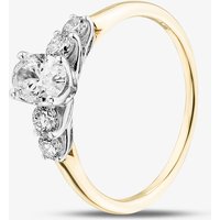 18ct Yellow Gold Certificated 2.51ct Diamond Five Stone Ring 31491YW/80-18 O