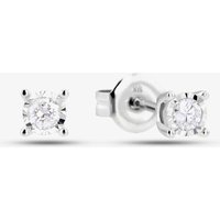 9ct White Gold Diamond 0.10ct Stud Earrings E4894D-9W-010G