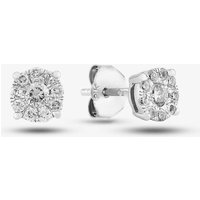 9ct White Gold 0.25ct Diamond Stud Earrings THE5862-25
