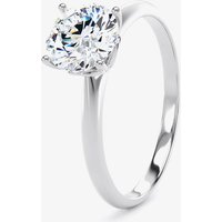 Platinum 0.33Ct Natural Diamond Ring RPP06-PT-.33-N