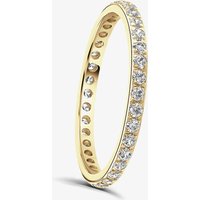 Brown & Newirth Vogue 18ct Yellow Gold 0.50ct Diamond Full Eternity Ring ET204 18Y LDS