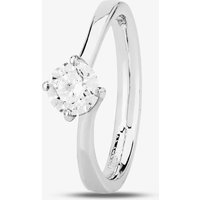 Signature Collection Platinum GIA Certificated Four Claw Diamond Twist Solitaire Ring RI-137(.70CT PLUS)-D/SI1/0.70ct