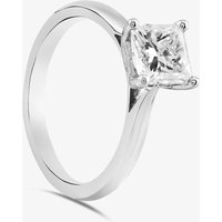 Brown & Newirth Platinum 1.51ct Princess Cut Diamond Solitaire Ring MENW262H1/24-04-168