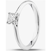 1888 Collection Platinum Certificated 0.50ct Princess Cut Diamond Solitaire Ring RI-2022(.50CT PLUS)