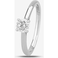 1888 Collection Platinum 0.50ct Brilliant-Cut Classic Diamond Ring RI-2016(.50CT PLUS)- H/SI2/0.50ct