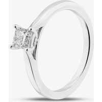 1888 Collection 9ct White Gold 0.50ct Princess Cut Diamond Solitaire Ring PPP01-9W-0.50-H-SI2