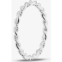 Sterling Silver Twisted Rope Ring 012-27458/SP 58