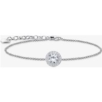 Thomas Sabo Sterling Silver Essentials Sterling Silver Sparkling White Zirconia Bracelet - Sterling Silver / Zirconia