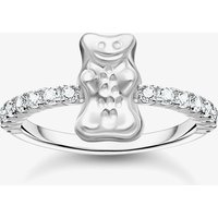 Thomas Sabo Charm Club Charming Charming Sterling Silver HARIBO Zirconia Goldbears Ring - 54 - Sterling Silver / Zirconia