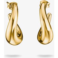 THOMAS SABO Classics 18ct Yellow Gold Plated Hoop Earrings CR768-M01-39