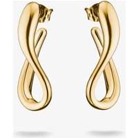 THOMAS SABO Classics 18ct Yellow Gold Plated Swirl Hoop Earrings CR770-M01-39