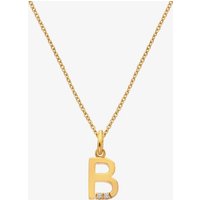 Hot Diamonds x Jac Jossa 18ct Gold Plated Sterling Silver Letter B Pendant DP940 –