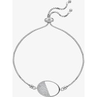 Hot Diamonds Horizon White Topaz Oval Bracelet DL602