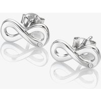 Hot Diamonds Sterling Silver Amulets Infinity Earrings DE710 – Contemporary - Sterling Silver / Diamond