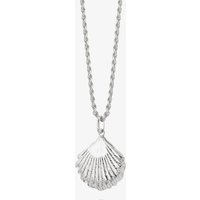 Daisy London Isla Sterling Silver Large Clam Pendant SN04_SLV
