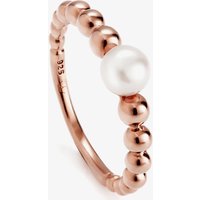 Jersey Pearl Coast Rose Gold Plated Pebble Pearl Ring COAR-RG-M