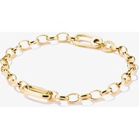 Thomas Sabo Charm Club Charming Connect Gold Plated Link - Size - 15cm - Sterling Silver / 18ct Gold Plated