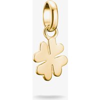 THOMAS SABO Women's Charm Club Connect Gold Plated Four Leaf Clover Charm CC1202-413-39