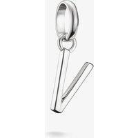 Thomas Sabo Charm Club Charming Connect Sterling Silver Letter V - Sterling Silver