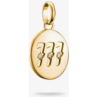 THOMAS SABO Women's Charm Club Connect Gold Plated 777 Angel Number Charm CC1254-414-14
