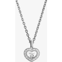 Chopard Happy Diamonds 18ct White Gold Heart Necklace 79A054-1201