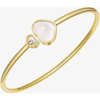 Chopard Happy Hearts 18ct Yellow Gold Mother Of Pearl Heart Diamonds Bangle 857482-0303