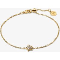 Sif Jakobs Gold Plated Astri Cubic Zirconia Star Bracelet SJ-B2706-CZ-YG