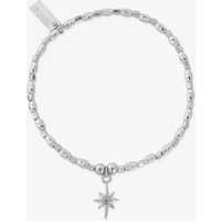 ChloBo Soul Glow Silver Lucky Star Bracelet SBCFR2016