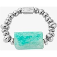 ChloBo Silver Balance Spirit Stone Ring SR2SSAM (M)