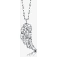 Angel Whisperer Silver Wing Necklace ERN-LILWING-ZI