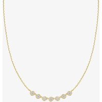 Ania Haie Miss Dainty 14ct Gold Plated Multi Pave Cubic Zirconia Necklace N065-07G