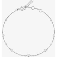 Ania Haie Silver Disc Station Bracelet B063-01H | Acotis - Sterling Silver / Rhodium Plated