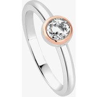 Clogau Celebration Sterling Silver White Topaz Solitaire Ring 3SCLC0654