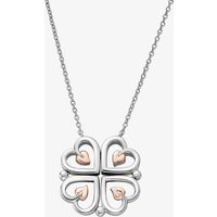 Clogau Tree of Life Sterling Silver Heart Necklace 3STOL0623
