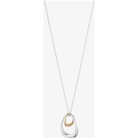 Georg Jensen 18K Rose Gold & Sterling Silver Offspring Looped Pendant Necklace, 17.72