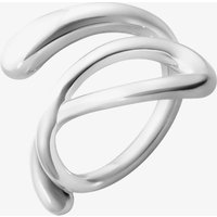 Georg Jensen Mercy Sterling Silver Swirl Ring 200010750056 (56)
