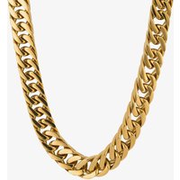 Fred Bennett Sterling Silver Diamond Cut Platinum Curb Chain 56cm Necklace - Sterling Silver