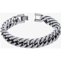 Fred Bennett Stainless Steel Oxidised Heavy Weight Foxtail Bracelet B5454 –