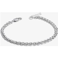 Fred Bennett Stainless Steel Smaller Fit 7 Inch Wheat Chain Bracelet B5646