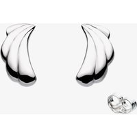 Kit Heath Océane Shell Echo Rhodium Plated Stud Earrings 41214RP - Sterling Silver / Rhodium Plated
