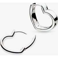 Kit Heath Love Silver Heart Hoop Earrings 60534RP
