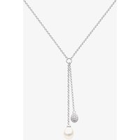 Kit Heath Coast Pebble Glisten Pavé Zirconia Rhodium Plated 17" - Sterling Silver / Rhodium Plated